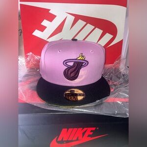 NWT Miami Heat 7 1/2 Fitted Hat New Era NBA